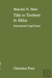 Title To Territory In Africa