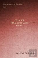 Title Vii Prima Facie Cases