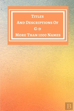Bertrand.pt - Titles And Descriptions Of G-D More Than 1000 Names - Gradient Yellow Orange White Cover - Modern Contemporary Design