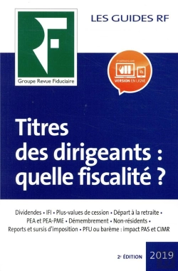 Bertrand.pt - Titres Des Dirigeants  Quelle Fiscalite