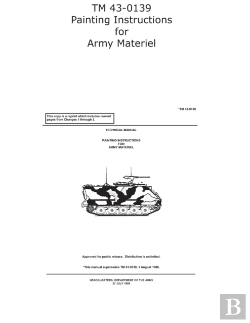 Bertrand.pt - Tm 43-0139 Painting Instructions For  Ar
