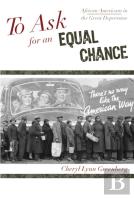 To Ask For An Equal Chance