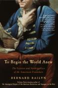 To Begin The World Anew