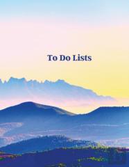 To Do Lists