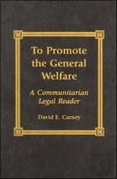 To Promote The General Welfare