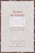 To Save The Country