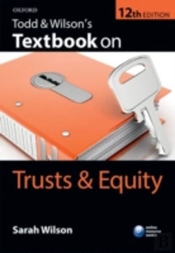 Bertrand.pt - Todd & Wilson'S Textbook On Trusts & Equity
