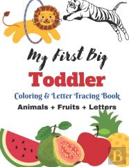 Toddler Coloring And Letter Tracing Book