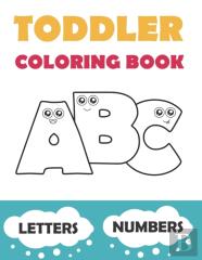 Toddler Coloring Book Abc