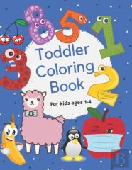 Toddler Coloring Book For Kids Ages 1-4