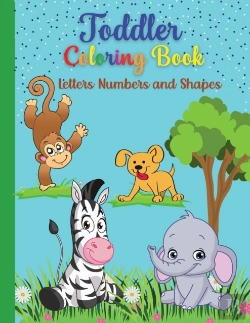 Bertrand.pt - Toddler Coloring Book Letters,Numbers And Shapes