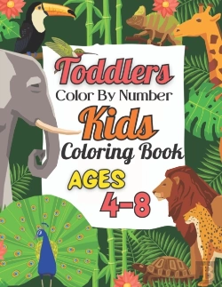 Bertrand.pt - Toddlers Color By Number Kids Coloring Book Ages 4-8
