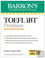 Toefl, Ibt Premium, Nineteenth Edition: Prep Book With 10 Practice Tests + Comprehensive Review + Online Audio (2026)