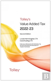 Tolley'S Value Added Tax 2022-2023 (Second Edition Only)
