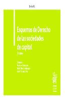 Tomo Xli Esquemas De Derecho De Las Sociedades De Capital 6ª Edición 2020