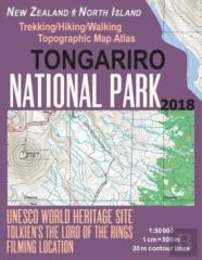 Tongariro National Park Trekking/Hiking/Walking Topographic Map Atlas Tolkien'S The Lord Of The Rings Filming Location New Zealand North Island 1