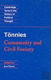 Tonnies: Community And Civil Society