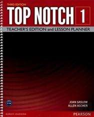 Top Notch 1 3/E Tg & Lesson Planner 381051