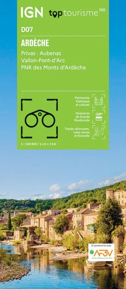 Bertrand.pt - Top100d07 : Ardèche ; Privas Aubenas ; Vallon-Pont-D'Arc ; Pnr Des Monts D'Ardèche