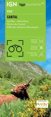 Top100d15 : Cantal ; Aurillac, St-Flour, Monts Du Cantal, Pnr Des Volcans D'Auvergne