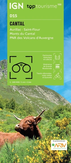 Bertrand.pt - Top100d15 : Cantal ; Aurillac, St-Flour, Monts Du Cantal, Pnr Des Volcans D'Auvergne