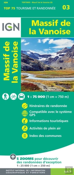 Bertrand.pt - Top75003 : Massif De La Vanoise (3e Édition)