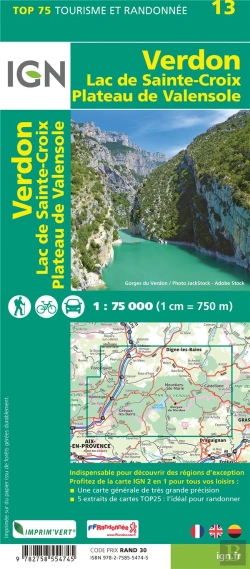 Bertrand.pt - Top75013 : Verdon ; Lac De Sainte-Croix ; Plateau De Valensole (3e Édition)