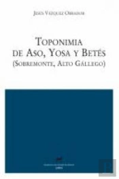 Toponimia De Aso, Yosa Y Betés (Sobremonte, Alto Gállego)
