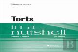 Torts In A Nutshell