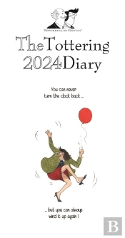 Tottering By Gently Deluxe Slim Diary 2024