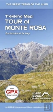 Tour Of Monte Rosa Trekking Map