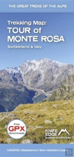 Bertrand.pt - Tour Of Monte Rosa Trekking Map