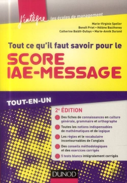Bertrand.pt - Tout Ce Qu'Il Faut Savoir Pour Le Score Iae-Message ; Tout-En-Un (2e Édition)