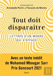 Tout Doit Disparaître : Lettres D'Un Monde Qui S'Efface