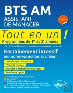 Bertrand.pt - Tout-En-Un Bts : Bts Assistant De Manager ; Entraînement Intensif Aux Épreuves Écrites Et Orales (2e Édition)