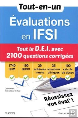 Bertrand.pt - Tout-En-Un Évaluations En Ifsi ; Préparez Votre D.E.I. Avec 2100 Questions Corrigées