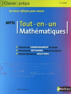 Bertrand.pt - Tout-En-Un Mathématiques ; Mpsi (Édition 2009)