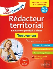 Tout-En-Un Redacteur Territorial, Redacteur Principal Interne + Externe Concours 2019