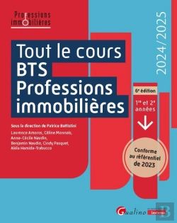 Bertrand.pt - Tout Le Cours Bts Professions Immobilières : Conforme Au Référentiel 2023. Toutes Les Matières Du Bts 1?? Et 2? Années (Édition 2024/2025)