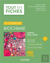 Tout Le Cours En Fiches - T01 - Biochimie - Tout Le Cours En Fiches - 2e Ed