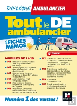 Bertrand.pt - Tout Le De Ambulancier : Dea ; Modules 1 À 10 En Fiches Mémos ; Révision (5e Édition)