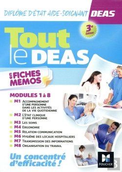 Bertrand.pt - Tout Le Deas En Fiches Memos - Ifas - Diplome Etat Aide-Soignant - 3e Ed - Revision