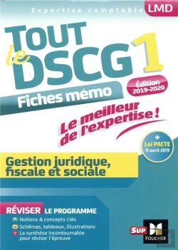 Bertrand.pt - Tout Le Dscg 1 - Gestion Juridique Fiscale Et Sociale - 3e Edition - Revision