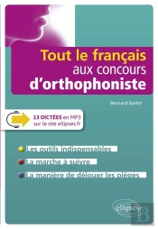 Tout Le Français Aux Concours D'Orthophoniste