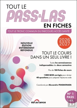 Bertrand.pt - Tout Le Pass & Las En Fiches ; Tout Le Tronc Commun Du Parcours Acces Santé ; Tout Le Cours En Un Seul Livre ! (Édition 2026/2027)