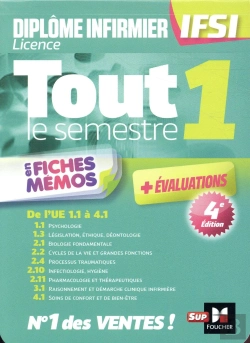 Bertrand.pt - Tout Le Semestre 1 En Fiches Memos - Diplome D'Etat Infirmier - Dei Ifsi - Revision Et Entrainement