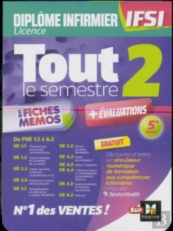 Bertrand.pt - Tout Le Semestre 2 En Fiches Mémos ; Diplôme Ifsi