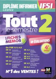 Tout Le Semestre 2 En Fiches Memos - Diplome Infirmier - Dei Ifsi- 4e Ed - Revision Et Entrainement