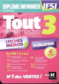 Bertrand.pt - Tout Le Semestre 3 En Fiches Memos - Diplome D'Etat Infirmier - Dei Ifsi - Revision Et Entrainement