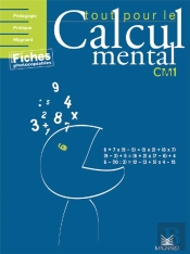 Tout Pour Le Calcul Mental ; Cm1 ; Avec Fiches Photocopiables